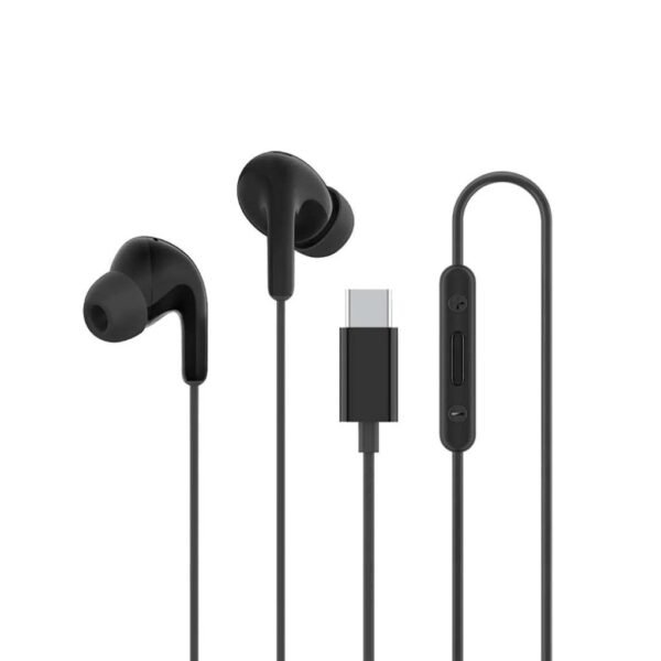 Manos Libres Stereo Earphone   Tipo C  Negro  Xiaomi
