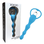 Vara Vibradora Anal Plug Silicona YS-BE239   Celeste  Adultos - Imagen 6