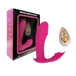 Vibrador Silicona Doble Estimulador con Control   Fucsia  YS-BE086 Adulto - Imagen 5