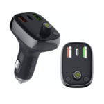 Cargador Auto C704Q   USB C a Lightning  43W PD+AUTO-ID+QC4.0  Bluetooth  FM  Pantalla LED  Negro  LDNIO - Imagen 3