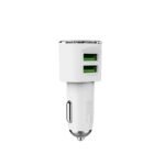 Cargador Auto C29   Tipo C  3.4A  2 USB  Carga  Rápida  Blanco  LDNIO