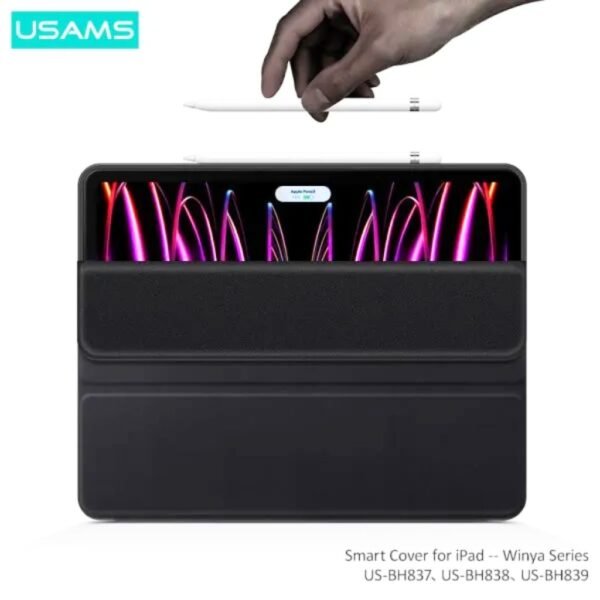 funda USAMS para iPad 10 — Case Apple iPad 10 Negro 10.9'' TPU Winya Series Negro BH838 USAMS