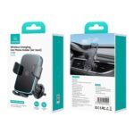 Cargador Auto Magnético 15W   Inalámbrico  c/Soporte para Ventilación y Luz  Negro  CD230  USAMS - Imagen 2