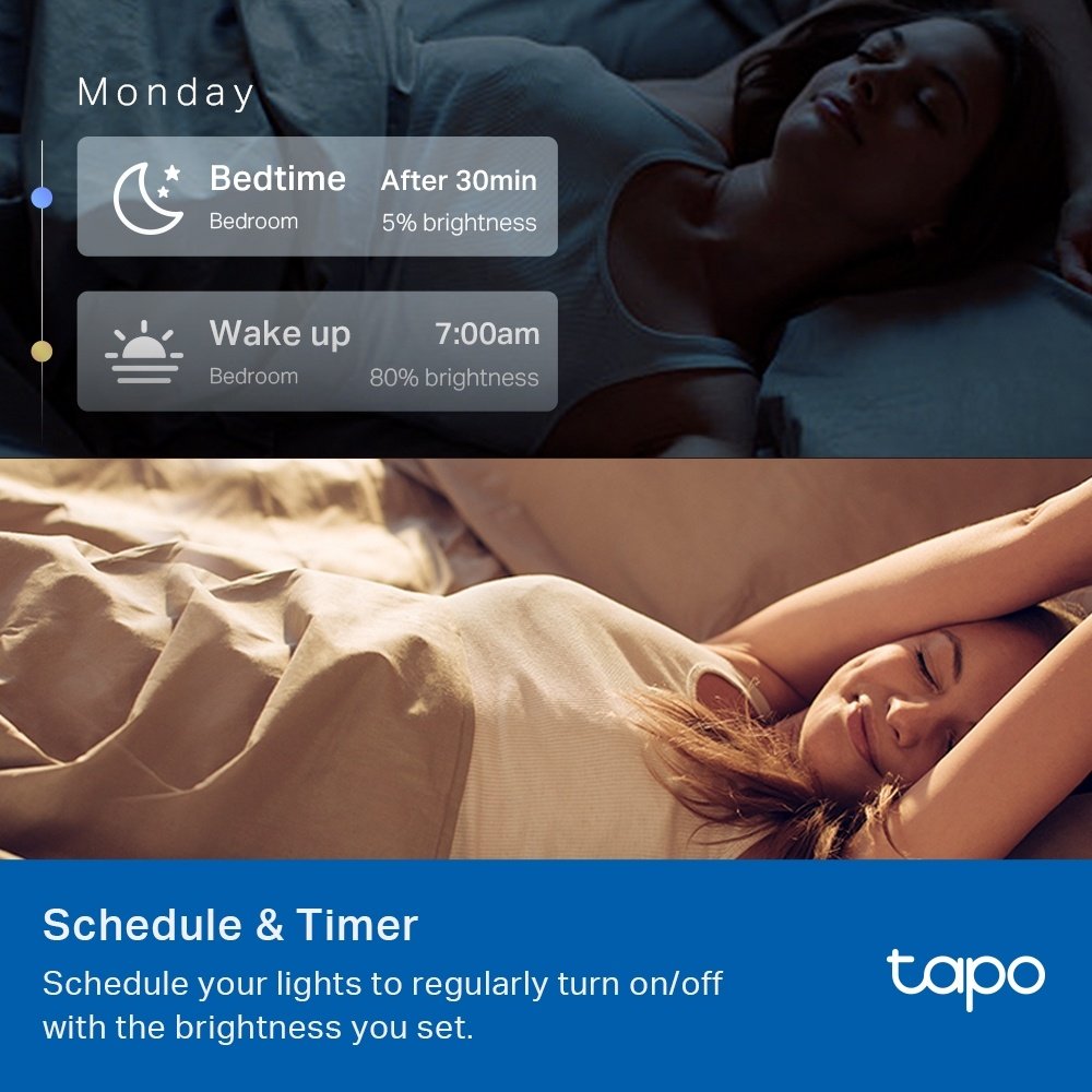 Lámpara LED Smart Wi-Fi TP-LINK Tapo L530E Con Cambios de Color (4-pack) - Imagen 6