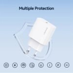 Cargador de Pared CC226   20W  PD  Cable Tipo C a Tipo C 60W  Blanco  USAMS - Imagen 2