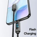 Cable de Datos Meteor Series SJ744   USB C a USB C  100W  1.2M  Gris  USAMS - Imagen 2