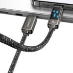 Cable de Datos Meteor Series SJ744   USB C a USB C  100W  1.2M  Gris  USAMS - Imagen 4