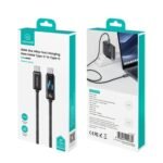 Cable de Datos Meteor Series SJ744   USB C a USB C  100W  1.2M  Gris  USAMS - Imagen 5