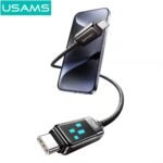 Cable de Datos Meteor Series SJ744   USB C a USB C  100W  1.2M  Gris  USAMS - Imagen 6