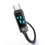 Cable de Datos Meteor Series SJ744   USB C a USB C  100W  1.2M  Gris  USAMS - Imagen 7