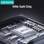 Cargador Pared   67W USB A + 2 USB C GaN  Carga Rápida  Negro  CC265  USAMS