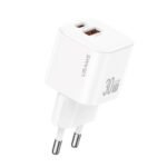 Cargador Pared   30W USB A + USB C GaN  Carga Rápida  Blanco  CC263  USAMS - Imagen 5