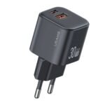Cargador Pared   30W USB A + USB C GaN  Carga Rápida  Negro  CC263  USAMS - Imagen 5
