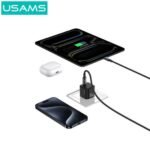 Cargador Pared   30W USB C GaN  Carga Rápida  Negro  CC262  USAMS - Imagen 2