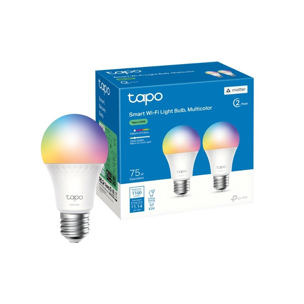 Lámpara LED Inteligente TP-LINK Tapo L535E | WiFi, RGB, Multicolor, 8.6 W (2-pack) - Imagen 4