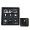 Shelly Wall Display Black + BLU H&T Black   Pantalla Táctil  BLU  Wi-Fi