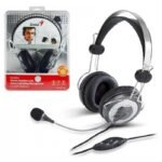 Audífono HS-04SU Omni   3 5mm c/Micrófono y Cancelación de Ruido  Negro  Genius