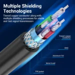 Cable de Impresora USB-C 2.0 a USB-B   Macho/Macho / 2A / 1M  Negro  CQUBF Vention - Imagen 10