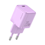 Cargador Pared   20W PD  Carga Rápida  Violeta  CC183  USAMS - Imagen 3