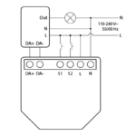 Shelly DALI Dimmer Gen3   Controlador DALI  PM  Wi-Fi