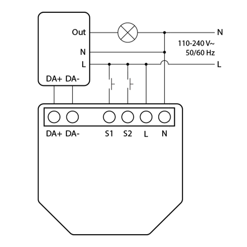 dlimgs.php_-198.png Shelly DALI Dimmer Gen3 Controlador DALI PM Wi-Fi - Imagen 1