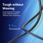 Cable de Impresora USB-C 2.0 a USB-B   Macho/Macho / 2A / 1M  Negro  CQUBF Vention - Imagen 11