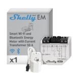 Shelly EM Gen3 1 x 50A CT included   Medidor Monofásico  Clip 50A  Wi-Fi