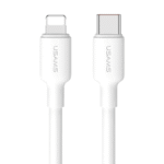 Cable de Datos U84   USB C a Lightning  PD 20W  1M  Blanco  SJ610 USAMS - Imagen 3