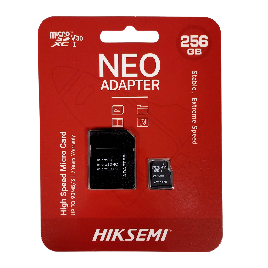 dlimgs.php_-2084.png Tarjeta MicroSD 256GB C/Adaptador SD Hiksemi - Imagen 1