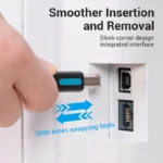 Cable de Impresora USB-C 2.0 a USB-B   Macho/Macho / 2A / 1M  Negro  CQUBF Vention - Imagen 12