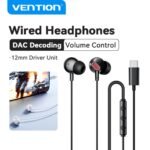 Manos Libres ECHO LITE   Tipo C /1.2M / Negro  GBBBAV  Vention - Imagen 4