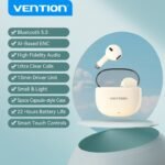 Auricular Bluetooth Elf E07   Beige  NBQN0  Vention - Imagen 3