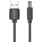 Cable USB-A a DC 5.5 mm   1M  Negro  CEYBF  Vention - Imagen 3