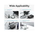 Cable de Poder Conector C7   1.8M / Negro  ZCIBAC  Vention - Imagen 2