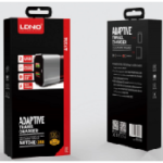 Cargador Pared A2206   Micro USB  2.4A  2 USB  Negro/Gris  LDNIO