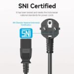 Cable de Poder Conector C13   1.8M / Negro  ZCGBAC  Vention - Imagen 2