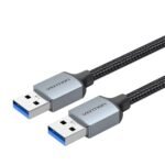 Cable USB 3.0-A Forrado   Macho/Macho / 1.5M / Gris  CTSHG  Vention - Imagen 4