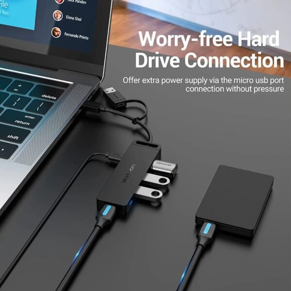 dlimgs.php_-2258.jpg HUB USB-C/USB-A 3.0 a USB-A 3.0 x 4 0.15M Negro CHTBB Vention