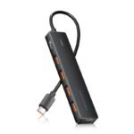HUB USB-C a USB-A 3.2 Gen 2 x 4 + USB C 10G   0.15M / Negro  CHJBB  Vention - Imagen 6