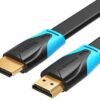 Cable HDMI Flat   4K 60Hz / 10M / Negro  VAA-B02-L1000  Vention