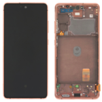 Display Samsung G780F/ S20 FE Comp. c/Marco Anaranjado (GH82-24220F/24219F/31328F/31329F)