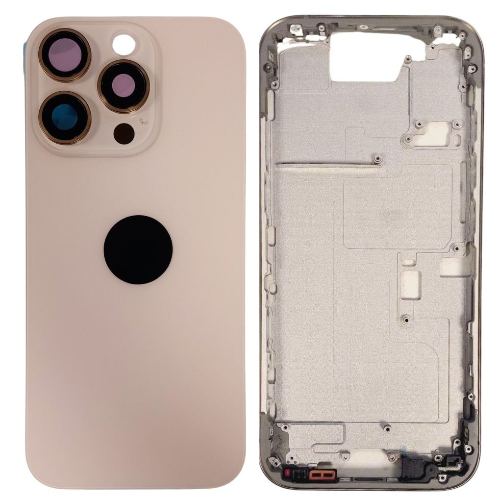 dlimgs.php_-2363.jpg Carcasa Completa c/Marco Medio Apple iPhone 16 Pro Dorado (sin garantía sin devolución) - Imagen 1