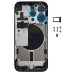 Tapa Trasera Apple iPhone 15 Pro c/Marco Azul (sin garantía  sin devolución)