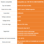 Batería para Huawei Honor 50    HB476489EFW  ORYRO