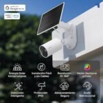 Cámara Seguridad Exterior TAPO C410 + Panel Solar   c/Batería  2K  WiFi  TP-LINK