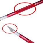 Cuchilla de Precisión 306   Cuchilla de Carbono #12  Rojo  Kaisi