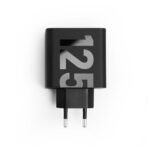 Cargador de Pared Turbo Power 125W   Dual C  USB-C a USB-C  Negro  Motorola