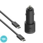 Cargador Auto Turbo Power 45   USB-A + USB-C  45W  USB-C a USB-C  Negro  Motorola - Imagen 4