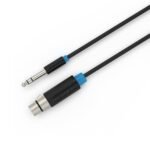 Cable de Audio 6.35mm TRS a XLR   Macho/Hembra/ 1.5M / Negro  BBEBG  Vention - Imagen 3
