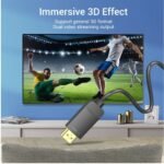 Cable MIni DP a HDMI   Macho/Macho / 1.5M / Negro  HABBG  Vention - Imagen 5